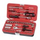 SIDCHROME Drive Tool Set - 56 Piece Metric/AF 1/4 & 3/8in Drive